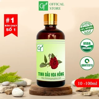 Tinh Dầu Hoa Hồng Nguyên Chất 100ml - Xông Phòng, Treo Xa, Treo Tủ Giúp Khử mùi, Hương Thơm Tự Nhiên  - [HÀNG CAO CẤP]