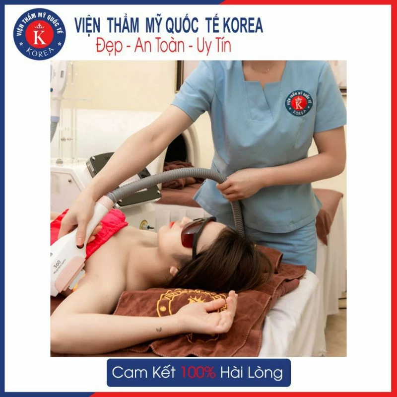 HN[VOUCHER] - Triệt lông nách 1 lần vĩnh viễn  tại Viện Thẩm Mỹ Quốc Tế Korea