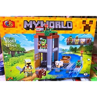 Đồ Chơi Lắp Ráp Xếp Hình Minecraft Chiến Binh Bảo Về Thành Trì 35067-127 mảnh