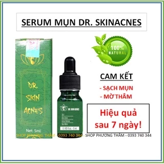 Serum mụn thảo dược Dr.Skin acnes, đánh bay mụn, sạch thâm trong 7 ngày