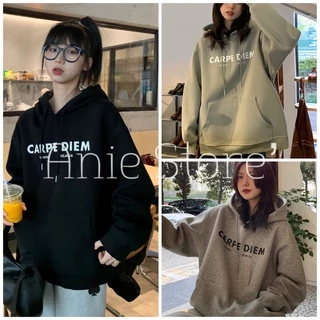 Áo Hoodie Nỉ Ngoại Unisex CARPE DIEM 🦋 Áo Nỉ Nam Nữ Dáng Thụng 2 Màu 🦋