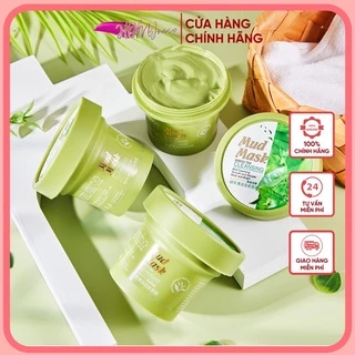 Mặt Nạ Bùn Trà Xanh Mud Mask Green Tea Fenyi  Làm Sạch Mụn Đầu Đen Kiềm Dầu Làm Sáng Da 100g