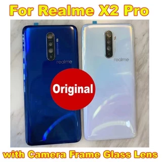 Ốp Điện Thoại Mặt Kính + Khung Bảo Vệ camera Cho Oppo realme X2 Pro / X2Pro