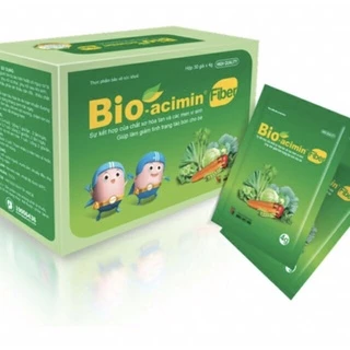 Cốm Bioacemin Fiber_Bổ sung chất xơ hoà tan và men vi sinh làm giảm tình trạng táo bón ở trẻ