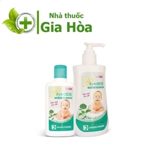 PhytoBeBe - Dung dịch sữa tắm rôm sảy hằng ngày an toàn cho em bé chiết xuất từ thảo dược thiên nhiên