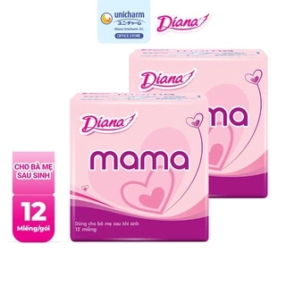 Bỉm miếng Cho Mẹ Sau Sinh Diana MaMa - Bịch 12 Miếng