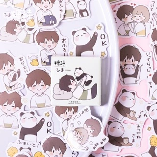 Bộ Sticker/ Hình Dán Nhân Vật Chibi (45 hình)