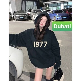 ÁO KHOÁC HOODIE NAM NỮ CHẤT NỈ DÀY PHOM FROM RỘNG 1977 PHONG CÁCH XỊN SÒ -DUBATI FASHION