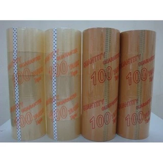 Băng Keo Trong Đục 1.2 Kg 6 Cuộn 100 Yard