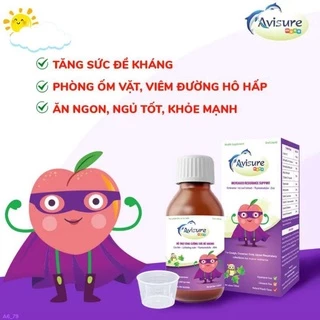 Avisure muno - Tăng cường sức đề kháng tự nhiên cho trẻ, giải quyết tình trạng ốm vặt - biếng ăn - tiêu hóa kém cho bé.