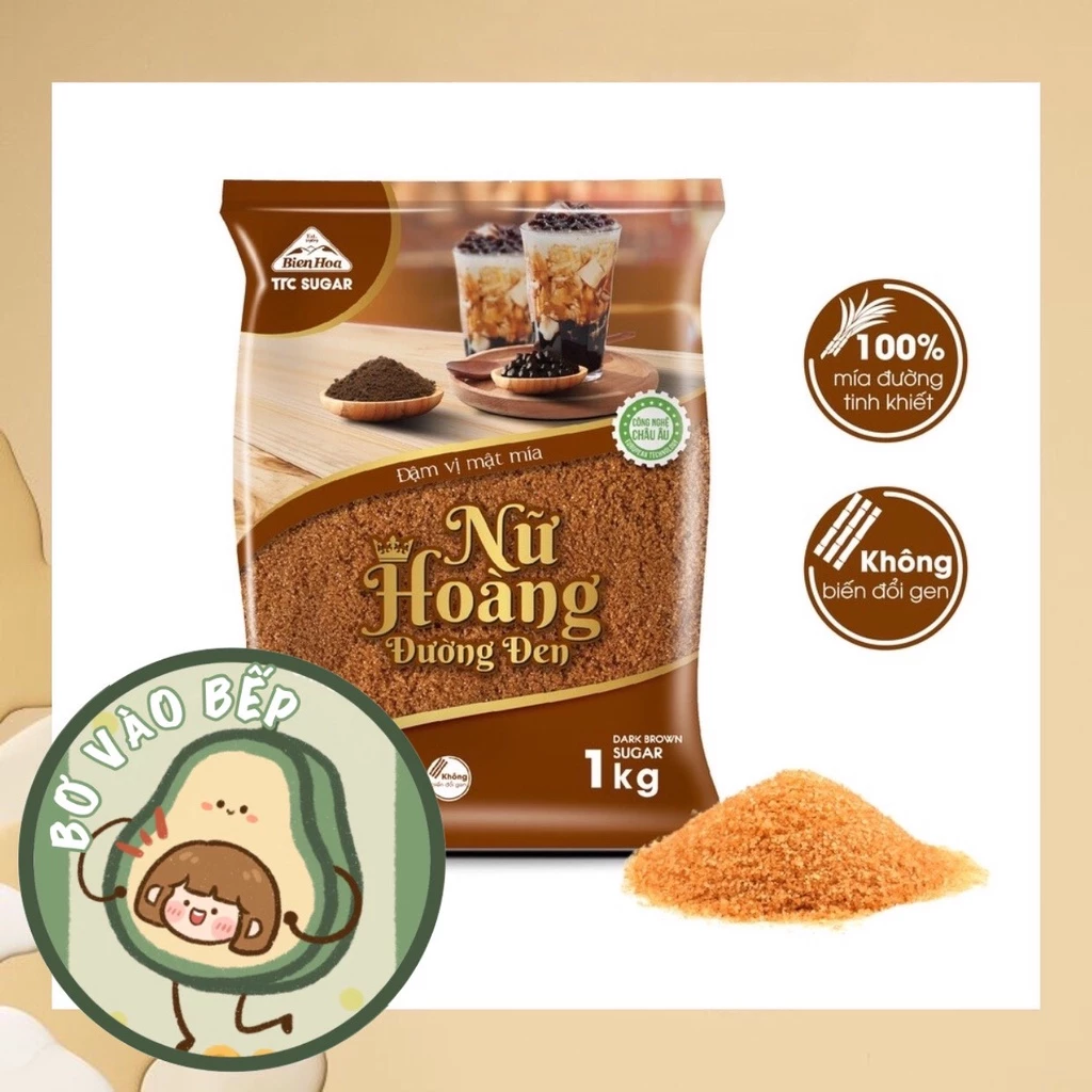 Đường đen nữ hoàng Biên Hòa túi 1kg