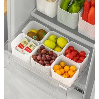 Hộp nhựa đựng thực phẩm đồ ăn rau củ để cánh cửa tủ lạnh đa năng tiện lợi cao cấp