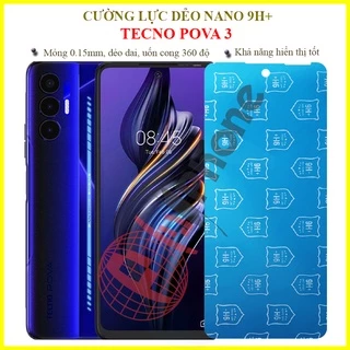 Dán cường lực dẻo nano Tecno Pova 3 - Dán nano 9H+