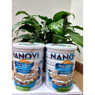 Combo 2 hộp bột ngũ cốc thực dưỡng Nanovi 900g/1 hộp từ 13 loại hạt nhập khẩu châu Âu