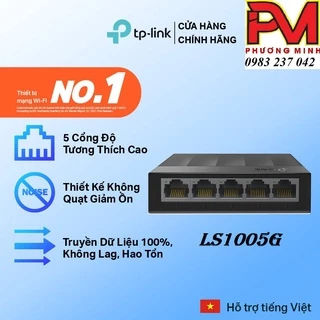 Thiết bị chia mạng 5 Cổng 10/100/1000Mbps TP-Link LS1005G SG1005D (Gigabit) SF1005D(10/100mbps) _Hàng Chính hãng