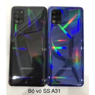 Bộ vỏ Samsung A31 (gồm khung xương, viền sườn, nắp lưng, kính cam, nút bấm)