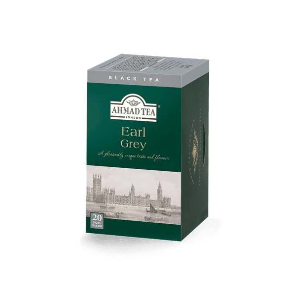 [Nhập khẩu độc quyền] TRÀ AHMAD ANH QUỐC - BÁ TƯỚC (40g) - Earl Grey - Khách sạn, nhà hàng tiện dùng có bao thiếc riêng