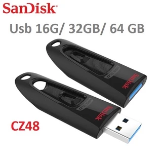 [16GB; 32GB; 64GB; 128GB] Usb lưu trữ tốc độ 130Mb/s giao tiếp USB3.0 Sandisk CZ48 vỏ nhựa