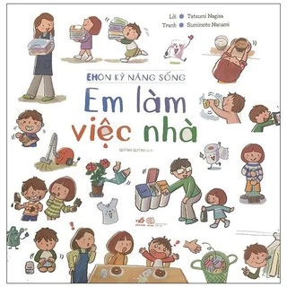 Sách - Em Làm Việc Nhà-Ehon Kỹ Năng Sống