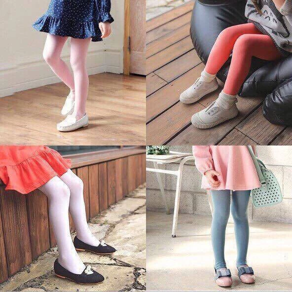 (Sẵn) Quần tất da chân 80D cho bé gái hàng xuất Nhật, Hàn nhiều màu đẹp