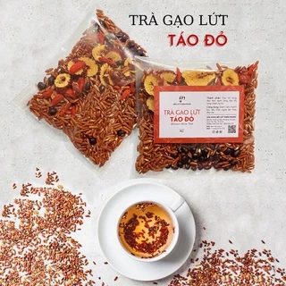 Combo 5 Gói Trà Gạo Lứt Táo Đỏ Giảm Cân Thanh Lọc Cơ Thể Gói 40G - Trà Gạo Lứt Rang 5 Vị Thảo Mộc