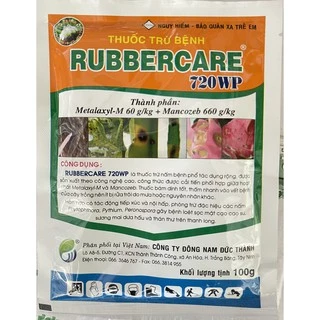 Thuốc Trừ Nấm Bệnh Cây Trồng Rubbercare 720WP - Trừ Thán Thư Thanh Long - Gói 100g