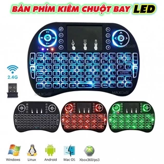 Bàn phím kiêm chuột cảm ứng mini có đèn led