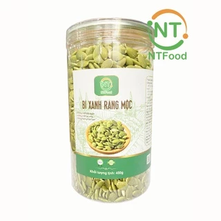 Hạt bí xanh rang mộc NTFood hủ pet 450 Gr - Nhất Tín Food