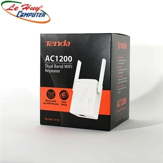 [Mã 99ELHA giảm 7% đơn 300K] Bộ Kích Sóng Tenda A18 chuẩn N tốc độ 300Mbps Chính hãng