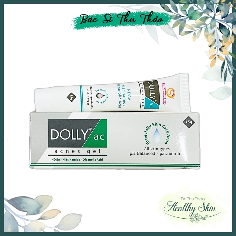 GIẢM MỤN, GIẢM NHỜN DOLLY AC ACNES GEL 15 g