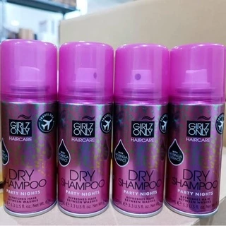 [100ml] Dầu Gội Khô Girlz Only Dry Shampoo Party Night Hương Trái Cây