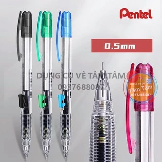 [ TÂM TÂM ]-Chì bấm pentel 0.5mm PD105, Techniclick® Mechanical Pencil 0.5mm-