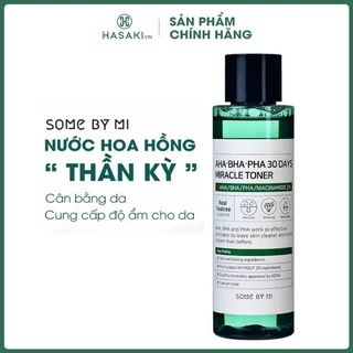 Nước Hoa Hồng SOME BY MI Cho Da Mụn Miracle Toner AHA- BHA-PHA 30 Days 150ml