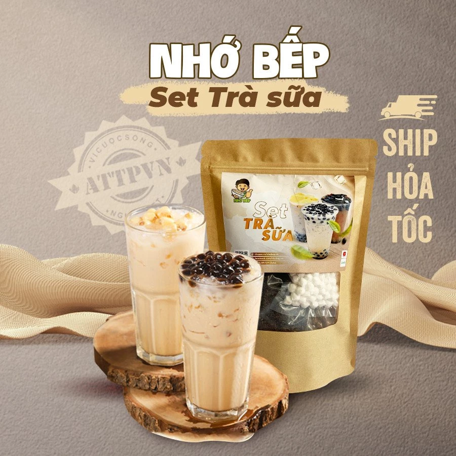 Set Trà Sữa Phúc Long, Thái Xanh, Thái Đỏ ( 25 30Ly) Tặng Kèm Công Thức NHỚ BẾP