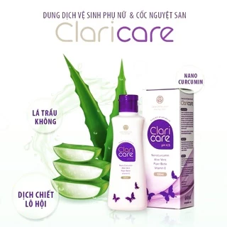 Dung dịch vệ sinh cốc nguyệt san và dung dịch vệ sinh phụ nữ Claricare 100ml