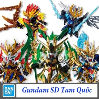 Bandai Mô hình lắp ráp SD Tam Quốc ZHOU YU, Liu Bei, Guan Yu, Zhang Fei, Cao Cao, Dong Zhuo, Sun Jian