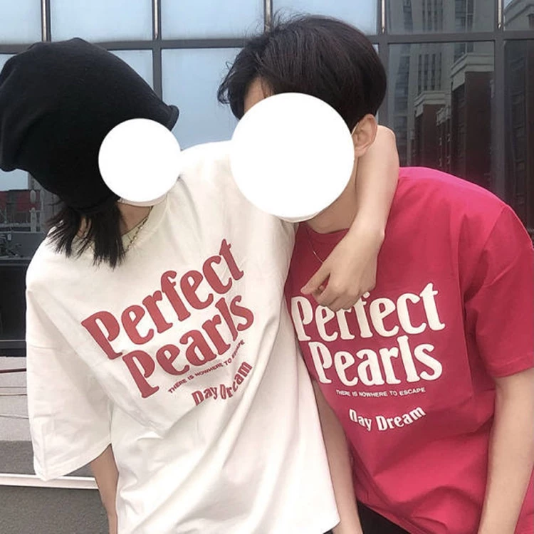 [Bán sỉ] Áo thun 3158 cotton khô - Áo phông Unisex Nam Nữ tay lỡ dáng rộng in chữ Perfect Pearls