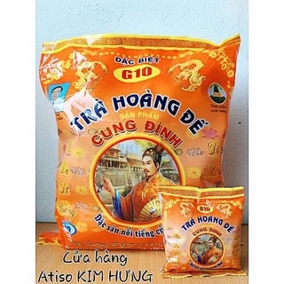 [CHÍNH HÃNG] TRÀ HOÀNG ĐẾ CUNG ĐÌNH G10 (500G) VÀ (700G: 22 GÓI NHỎ) (ĐẶC SẢN HUẾ) GIÚP NGỦ NGON, MÁT GAN, ĐẸP DA.