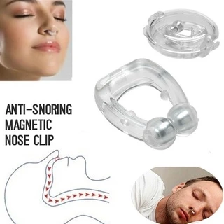 [Hàng mới về] Kẹp mũi silicon nam châm hạn chế ngáy ngủ tiện lợi dễ dùng