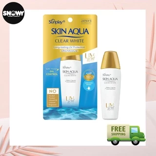 Sữa chống nắng hằng ngày dưỡng trắng cho da dầu Sunplay Skin Aqua Clear White SPF50 25g 55g