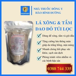 [10 túi lọc] Lá Xông Tắm sản phụ sau sinh Dao Đỏ Dạng Túi Lọc Cho Mẹ Sau Sinh Dân Tộc Dao