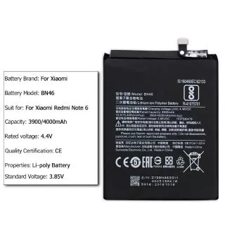 [ Mới 100% có bảo hành] Pin BN46 4000mAh Xịn cho xiaomi Redmi 7 (6.26 inch) / Redmi note 6 / Redmi note 8