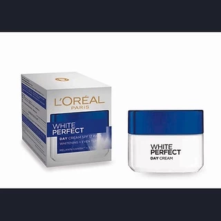 [Chính hãng] Kem dưỡng trắng chuyên sâu L'OREAL WHITE PERFECT (nắp màu xanh dương ,ban ngày).