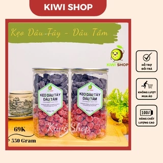 Kẹo Dâu Tằm, Dâu Tây đặc sản Đà Lạt 550gram