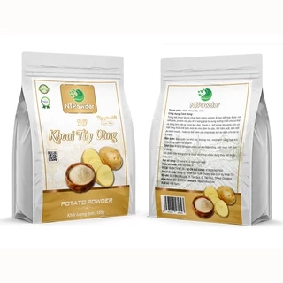 Bột Khoai Tây Vàng sấy lạnh nguyên chất NTPowder Túi Zip 100gr - Nhất Tín Food