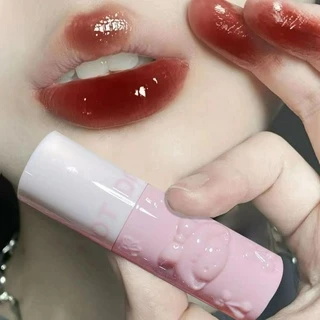 Toot DODO Cherry Mirror Lip Gloss Hoạt Hình Nổi Trong Suốt Dưỡng Ẩm Gương Bóng Kính Môi Sản Phẩm Trong Nước Trang Điểm