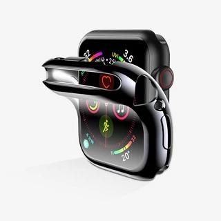 Ốp Case TPU Usams có kính dẻo bảo vệ mặt cho Apple Watch Size 40/44mm