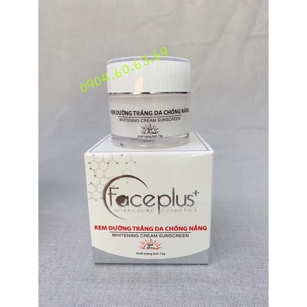 Kem FACE PLUS 15g Dưỡng Trắng Da - Chống Nắng FACEPLUS