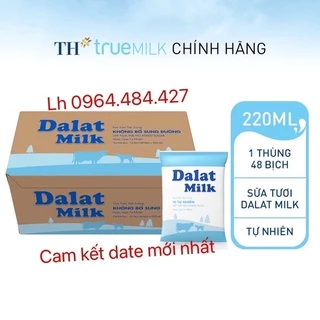 Dalat Milk vị tự nhiên 220ml