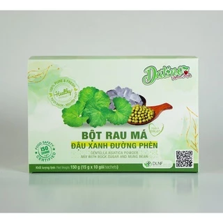 Bột rau má đậu xanh đường phèn DATINO hộp 10 gói x 15g